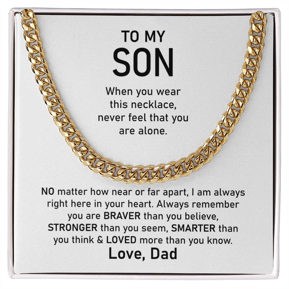 To My Son – Every Moment of My Life Belongs to You – Necklace