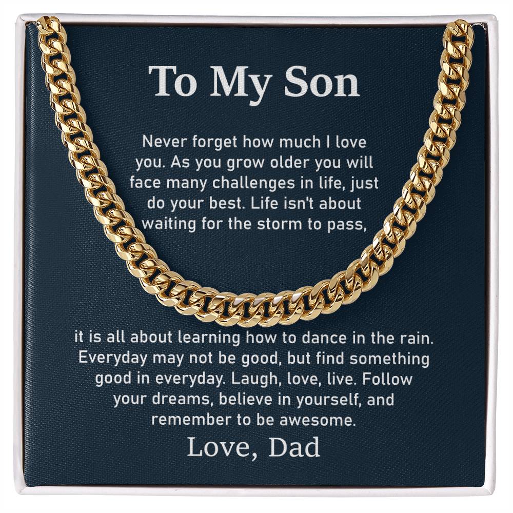 To My Son – My Love for You Will Never End – Necklace