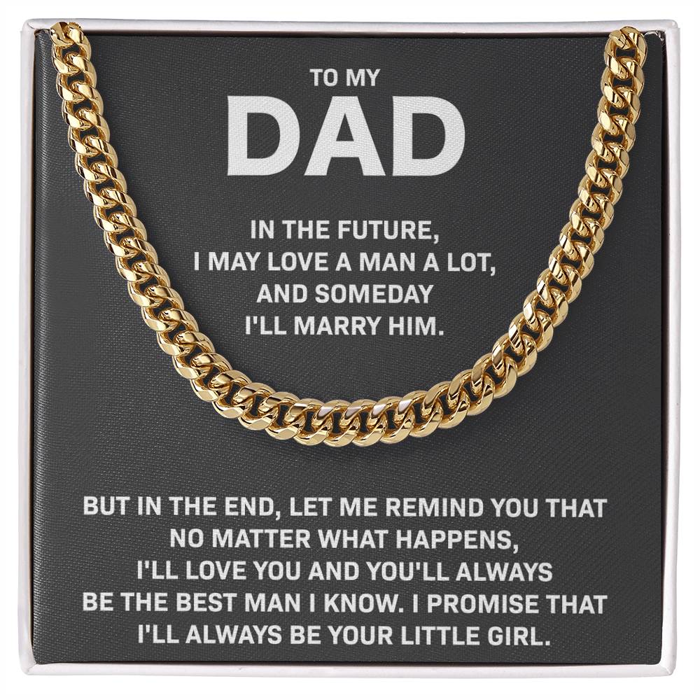 To My Dad - You'll Always Be The Best Man- Necklace