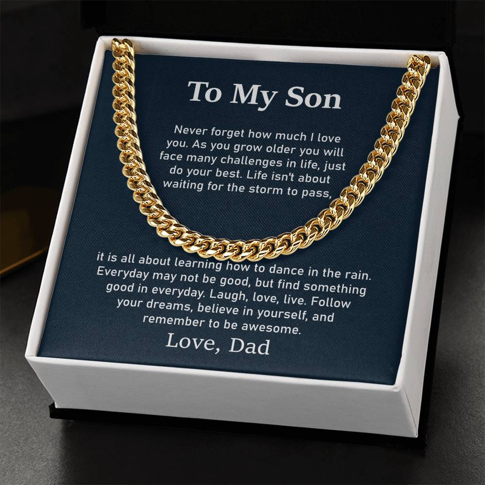 To My Son – My Love for You Will Never End – Necklace