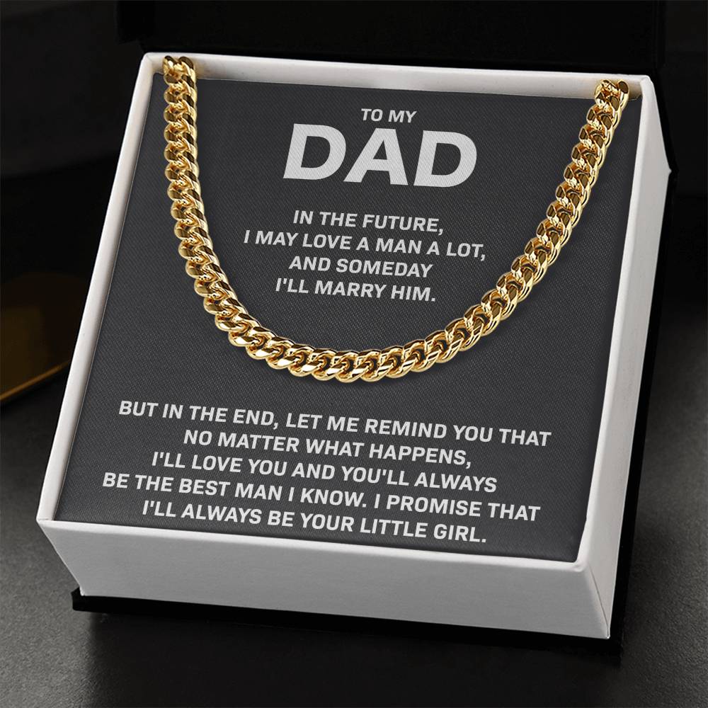 To My Dad - You'll Always Be The Best Man- Necklace