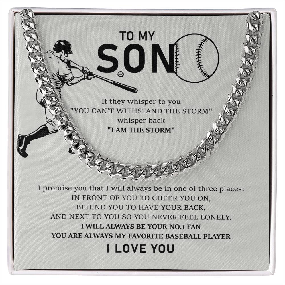 To My Son - I Can Promise to Love You For The Rest of Mine - Necklace