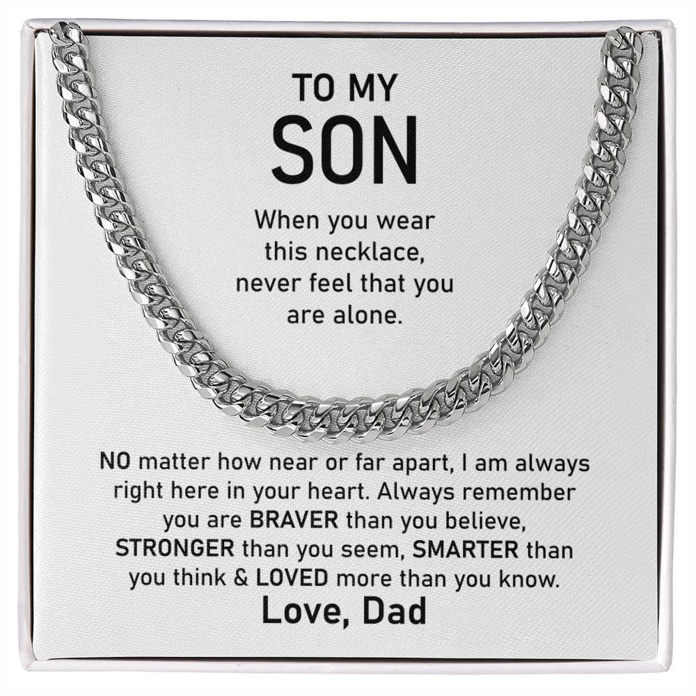 To My Son – Every Moment of My Life Belongs to You – Necklace