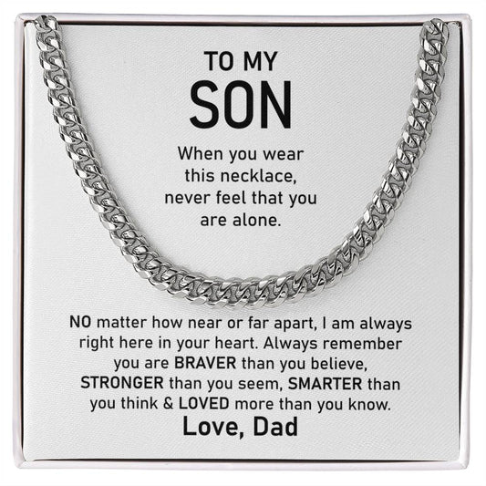 To My Son – Every Moment of My Life Belongs to You – Necklace