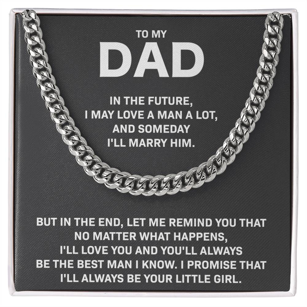 To My Dad - You'll Always Be The Best Man- Necklace