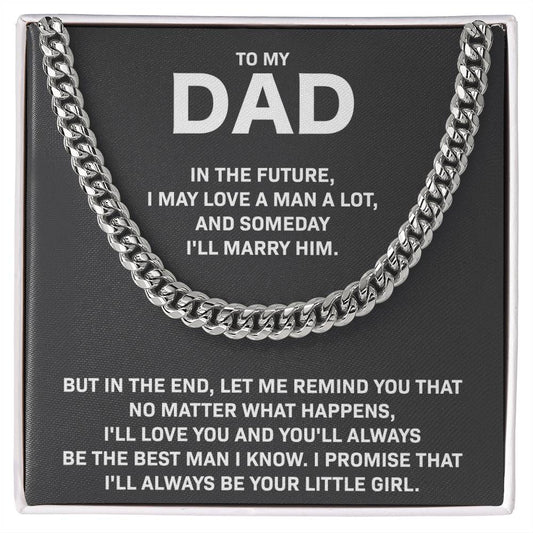To My Dad - You'll Always Be The Best Man- Necklace