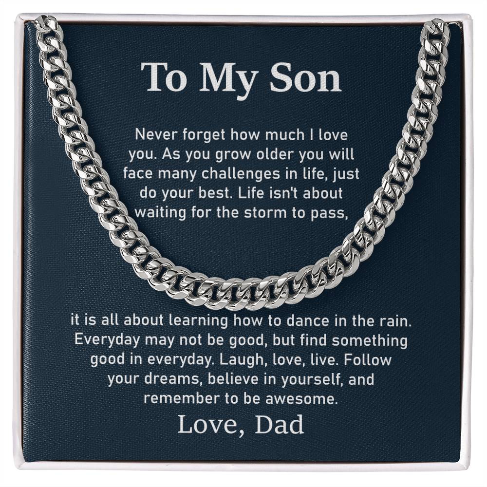 To My Son – My Love for You Will Never End – Necklace