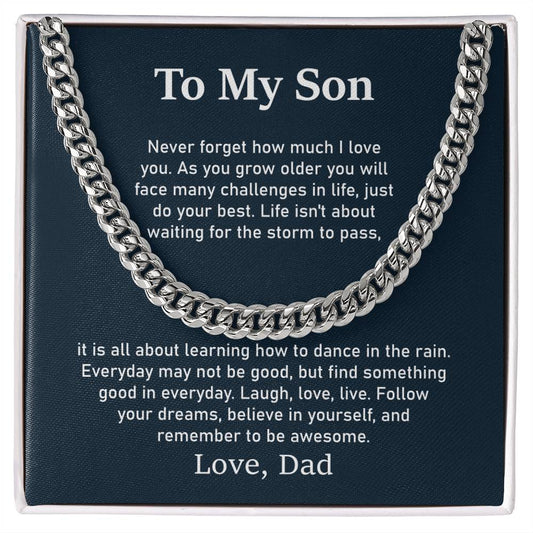 To My Son – My Love for You Will Never End – Necklace