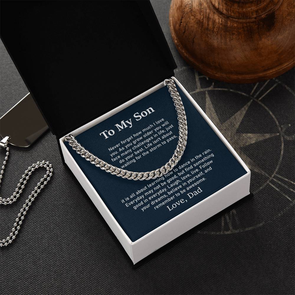 To My Son – My Love for You Will Never End – Necklace