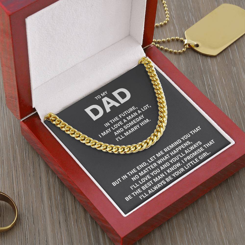 To My Dad - You'll Always Be The Best Man- Necklace