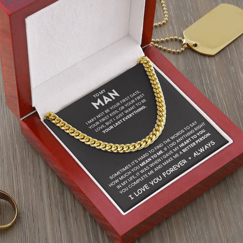 To My Son - I Just Want To Be Your Last Everythng- Necklace
