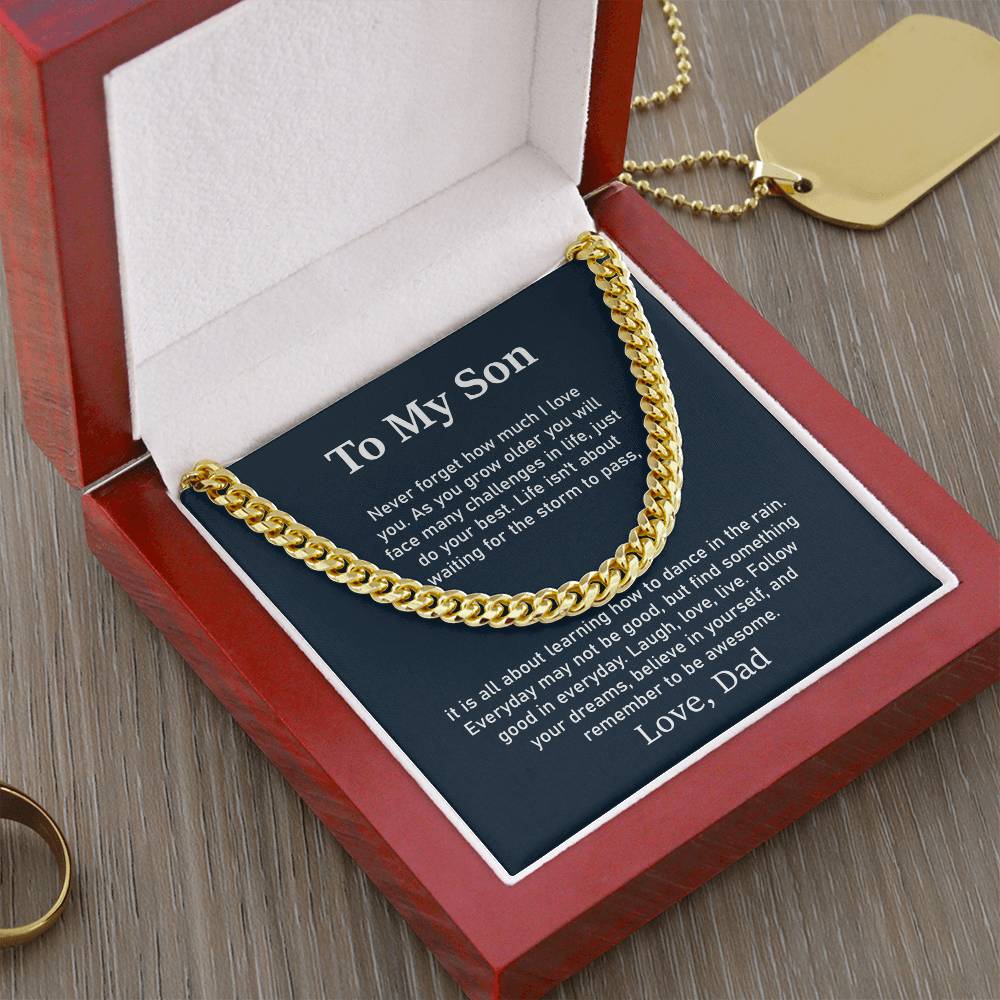 To My Son – My Love for You Will Never End – Necklace