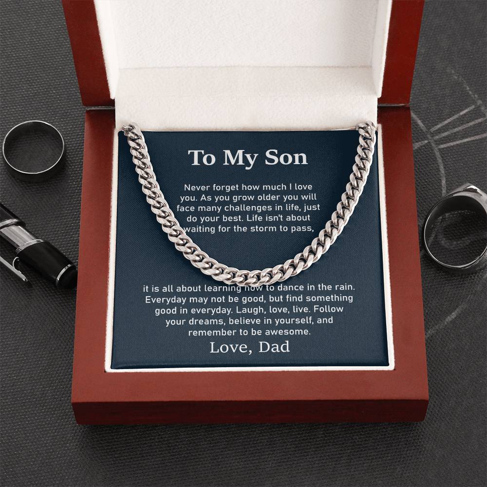 To My Son – My Love for You Will Never End – Necklace
