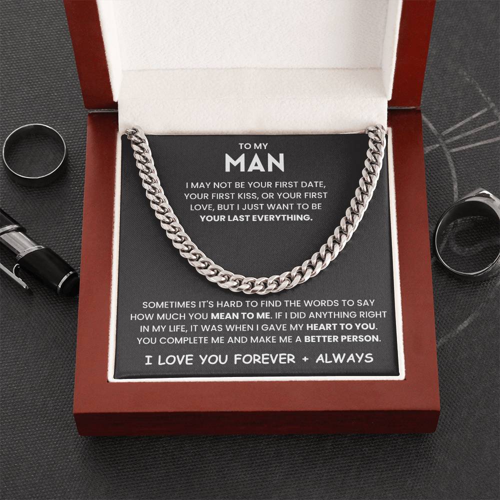 To My Son - I Just Want To Be Your Last Everythng- Necklace