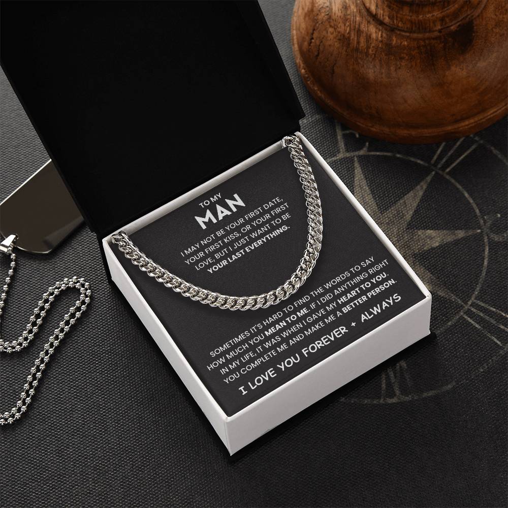 To My Son - I Just Want To Be Your Last Everythng- Necklace